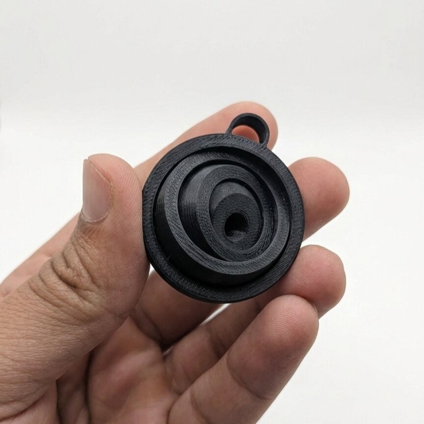 Gyro Fidget keychain