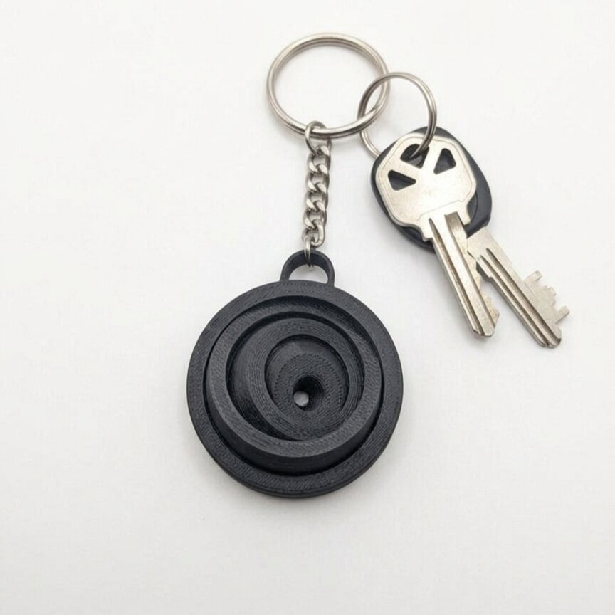 Gyro Fidget keychain